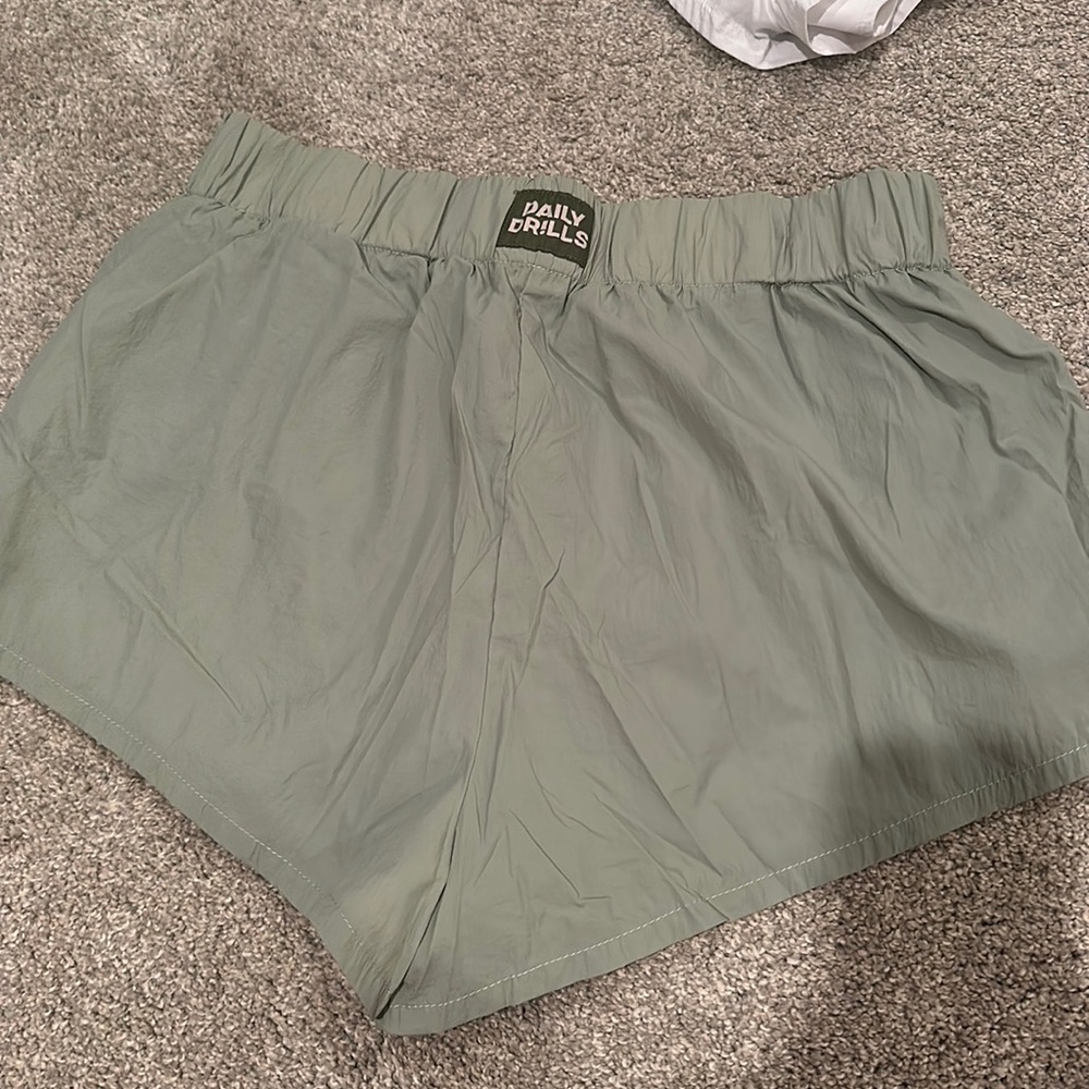 Daily Drills Green Athletic Shorts